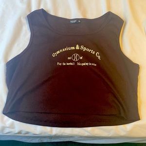 Slogan Graphic Tank Top